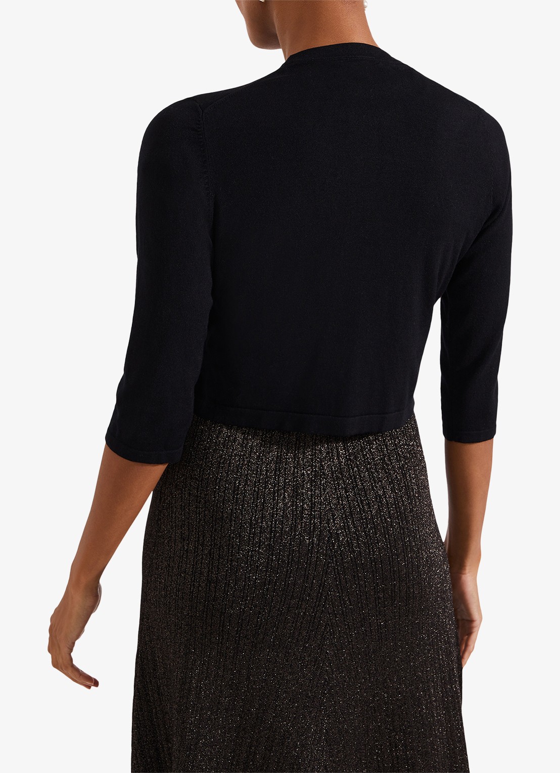 Hobbs Carrie bolero met stretch - achterkant 7 zwart