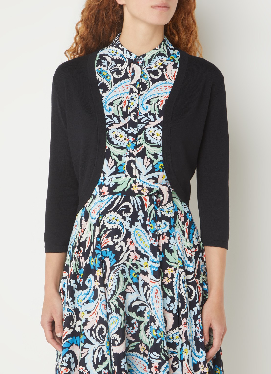 Hobbs Carrie bolero met stretch - detail 6 zwart