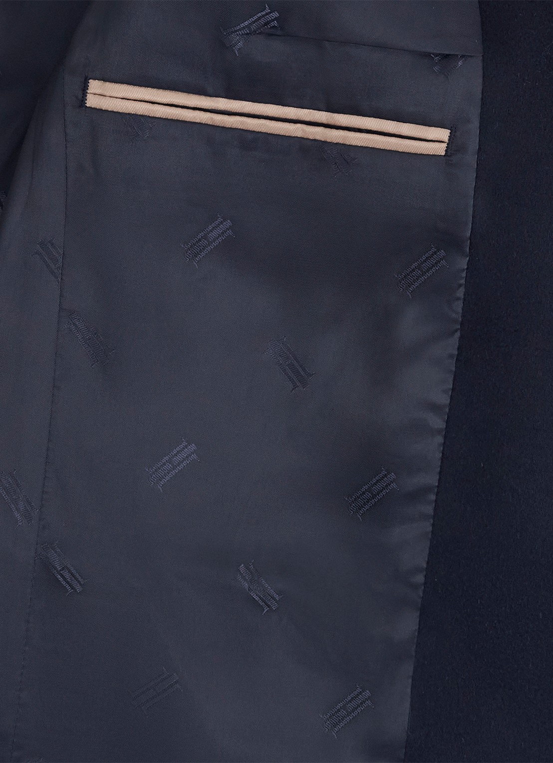 Hobbs Cavendish jas van wol met klepzakken  - detail 8 donkerblauw