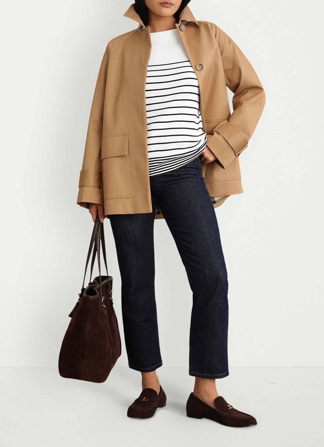 Hobbs Constance long sleeve T-shirt met boothals - detail 3 wit