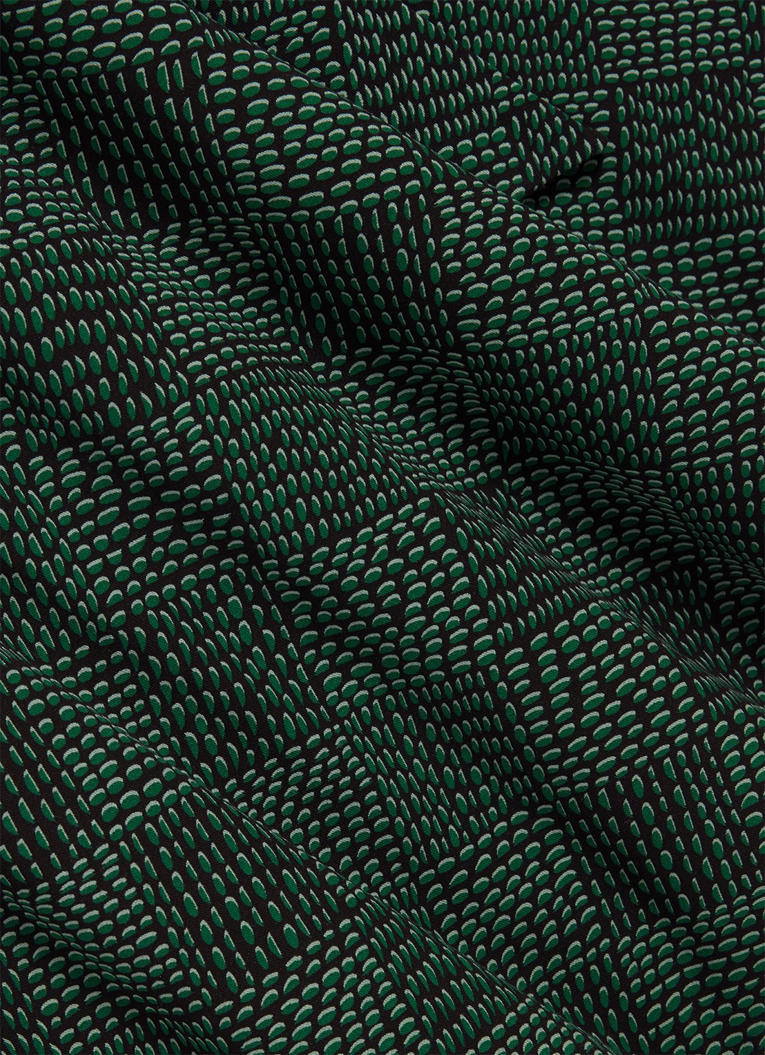 Hobbs Dakota midi jurk met ruit dessin - detail donkergroen