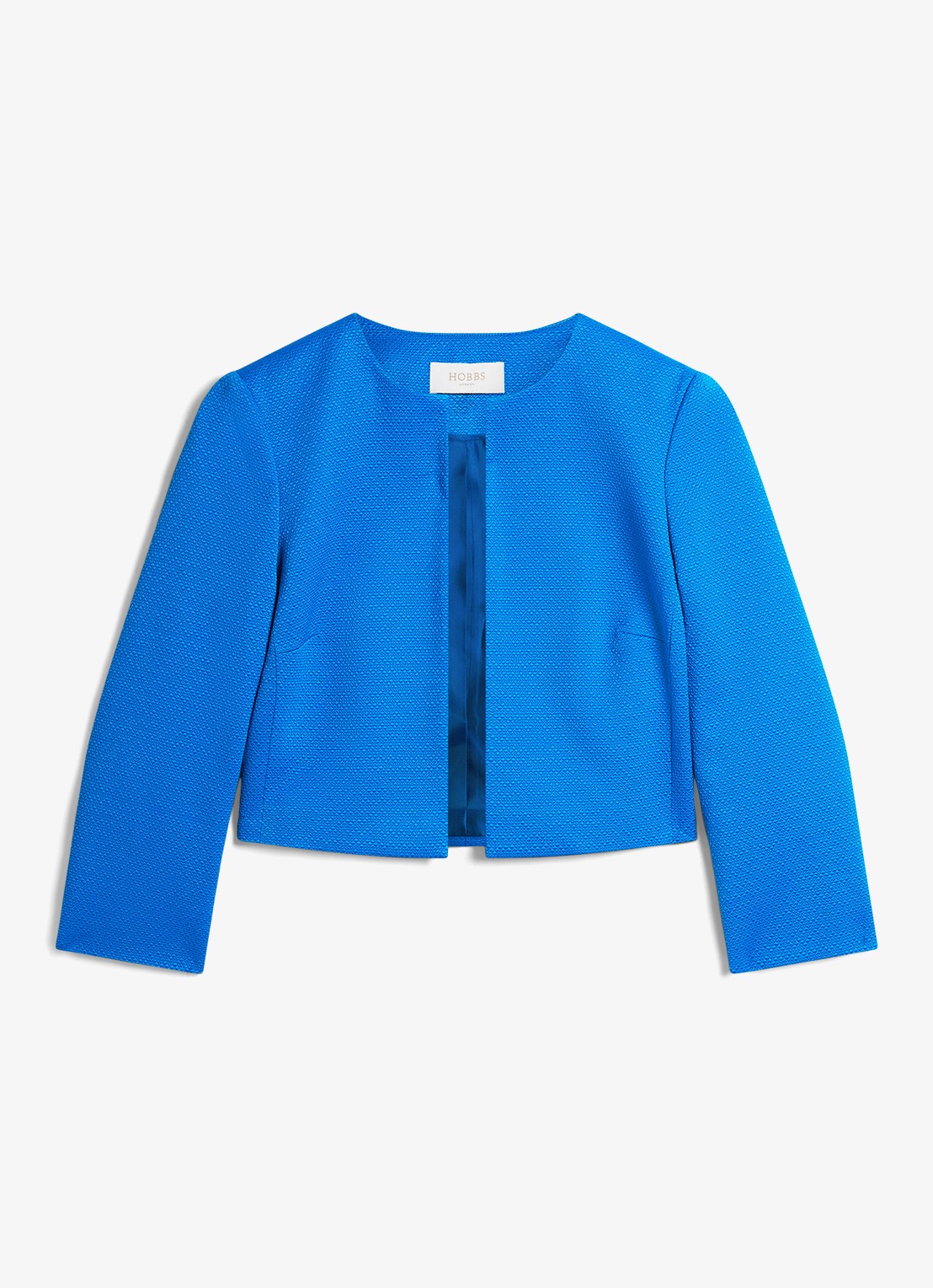 Hobbs Elize jack met structuur - voorkant 4 blauw