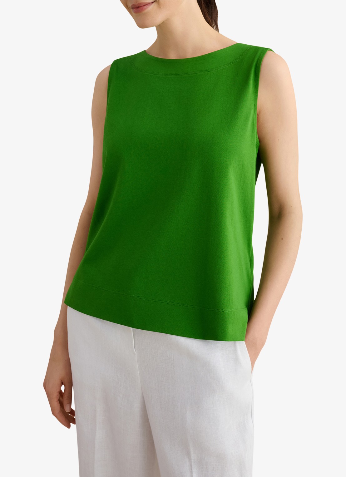 Hobbs Fern tanktop met knoopdetail - detail 2 groen