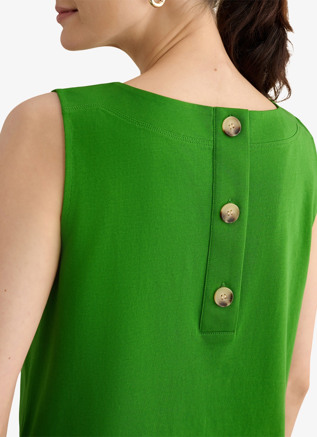 Hobbs Fern tanktop met knoopdetail - detail 3 groen