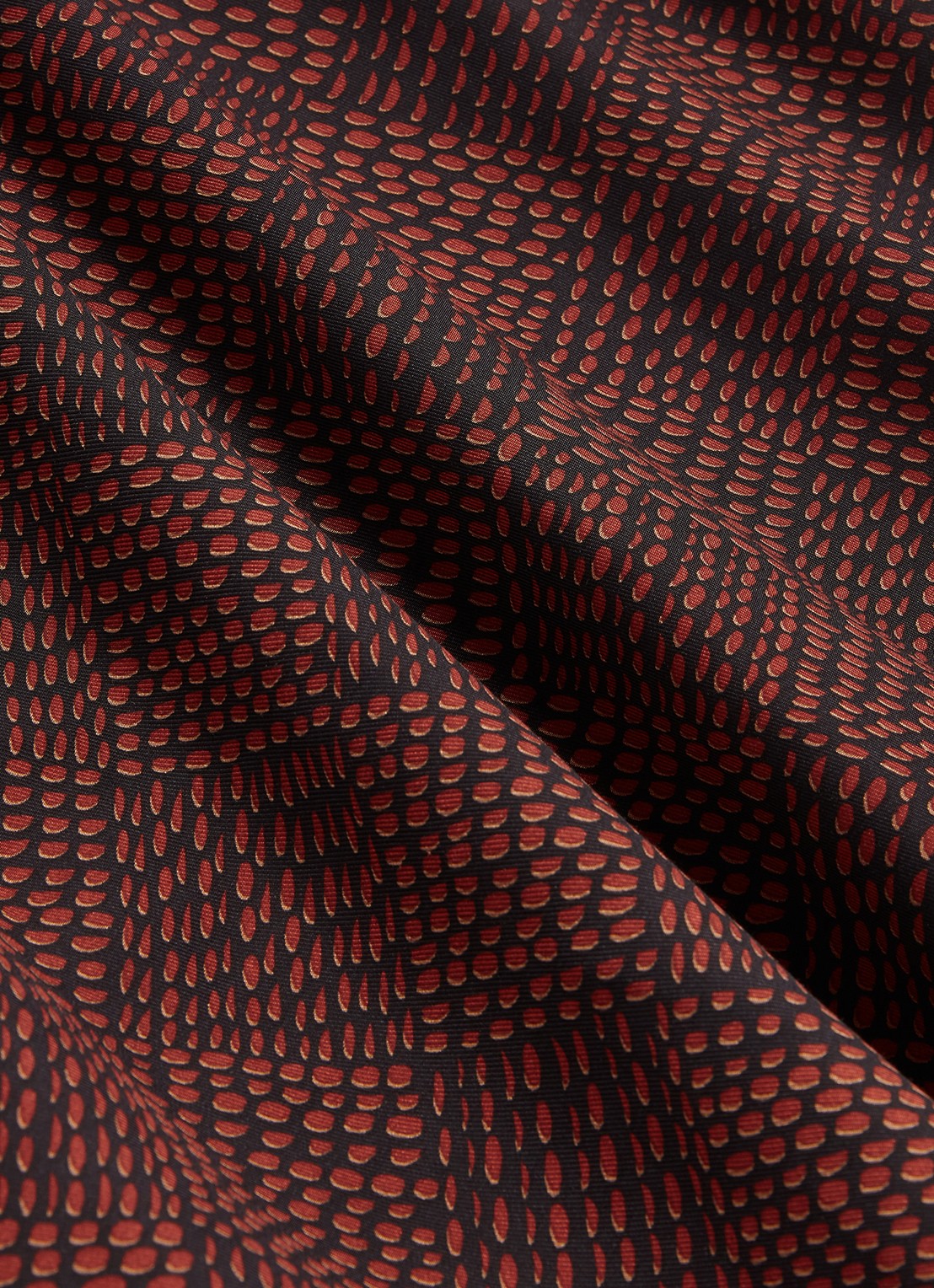 Hobbs Hilary mini jurk met ruit dessin - detail 4 lichtbruin
