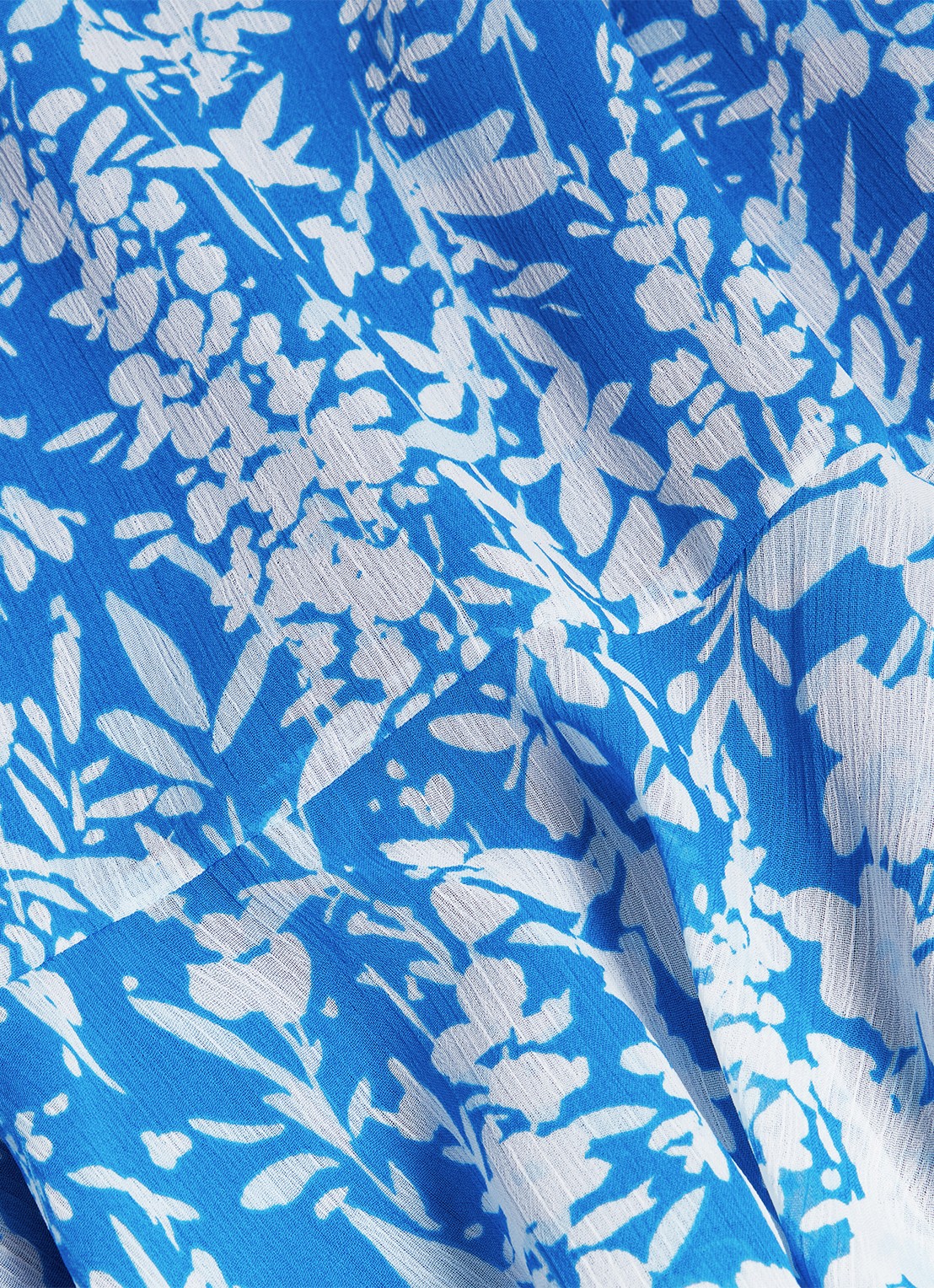 Hobbs Iona mini jurk met bloemenprint - detail 5 blauw