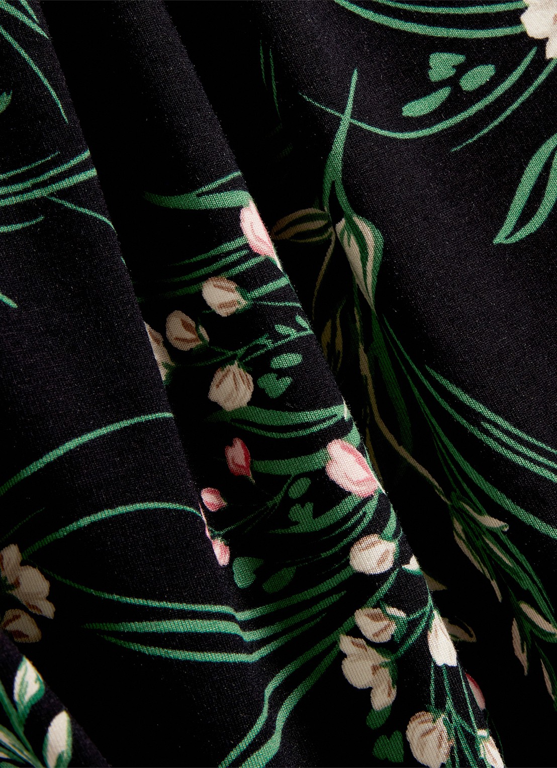 Hobbs Julia tuniek met bloemenprint - detail 4 donkerblauw