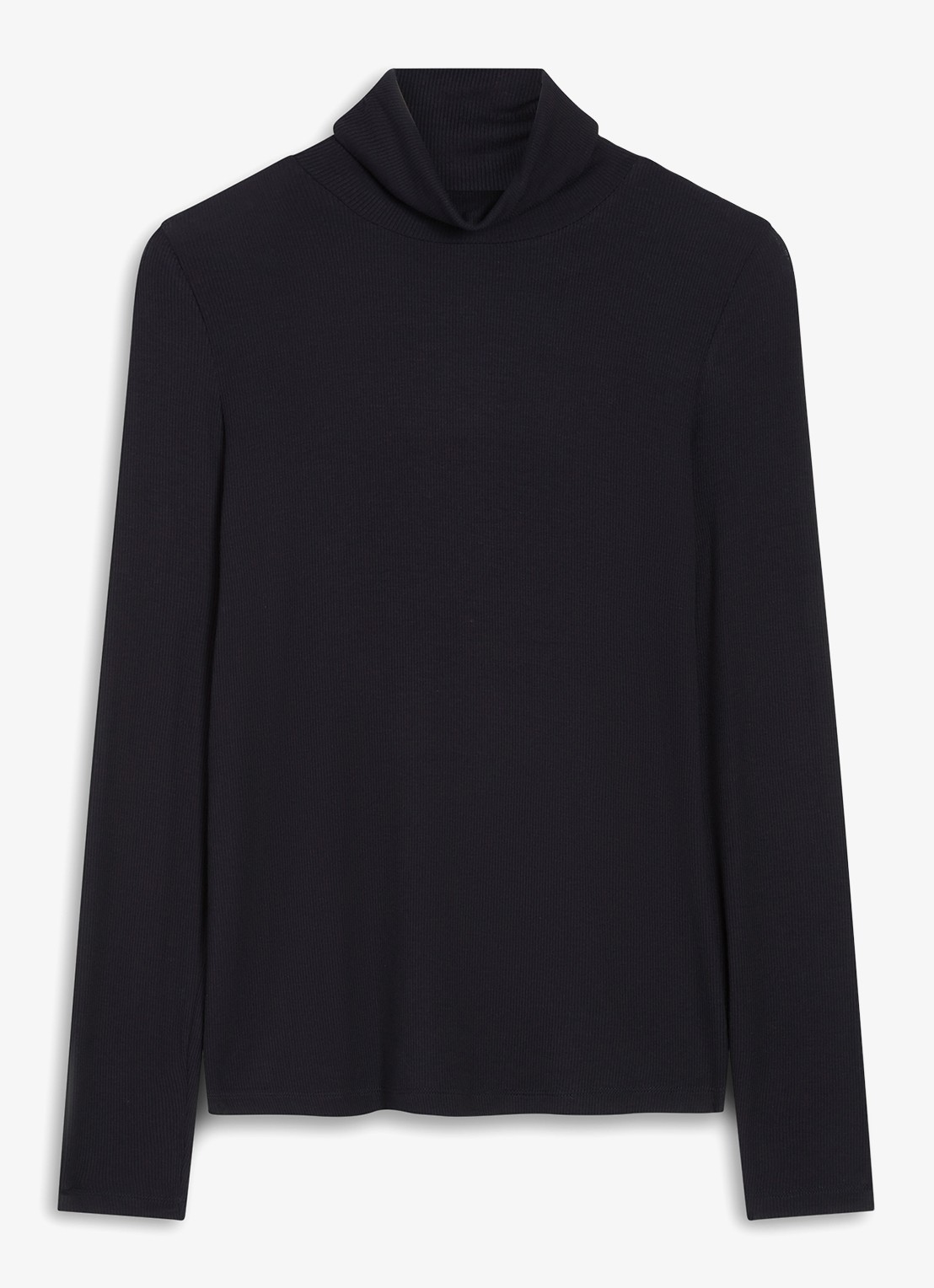 Hobbs Kiera longsleeve met col - voorkant 2 donkerblauw