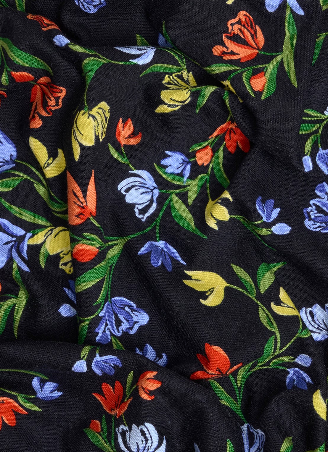 Hobbs Lila tuniek met bloemenprint - detail 5 zwart