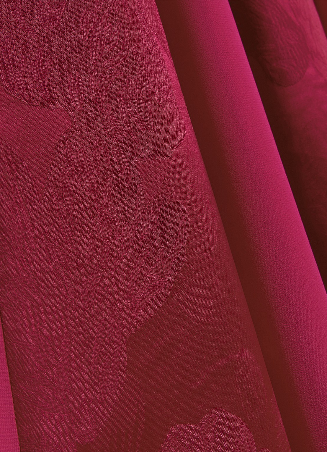 Hobbs Loren midi jurk met strikceintuur - detail 3 roze