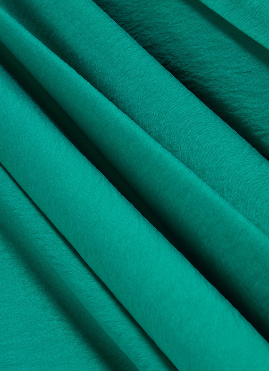 Hobbs Midi jurk met strikceintuur en V-hals - detail 4 donkergroen