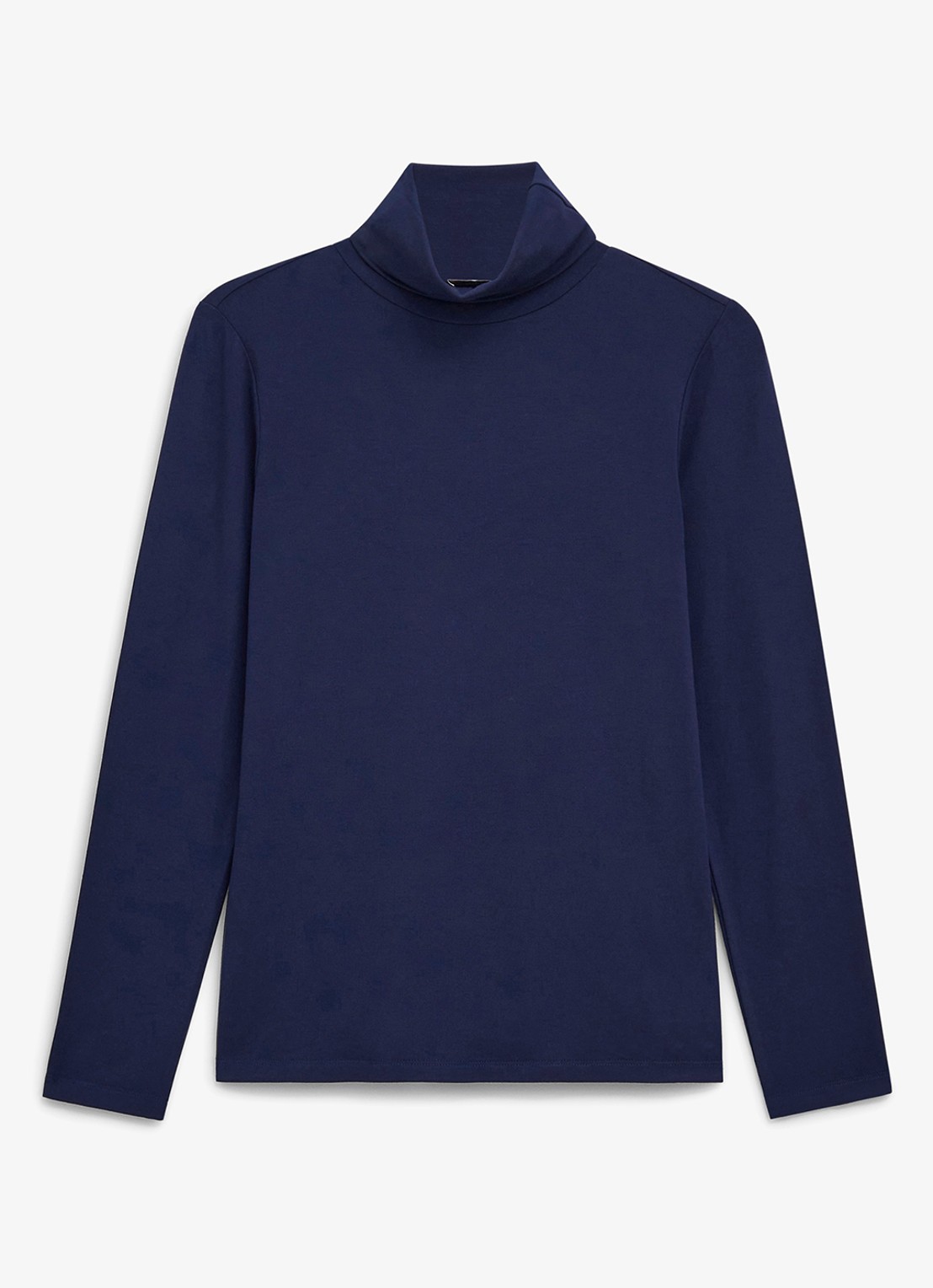 Hobbs Mischa top met col - voorkant 5 donkerblauw