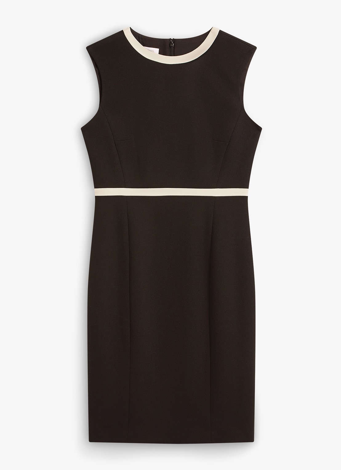 Hobbs Rosalind mini kokerjurk  - voorkant 2 zwart