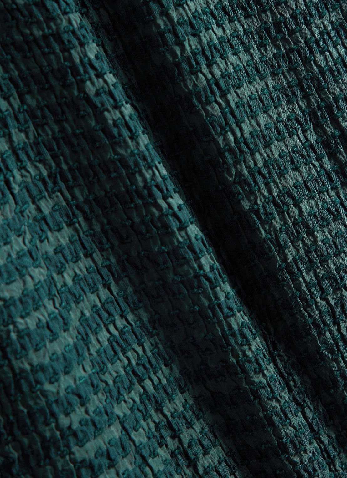 Hobbs Viviene midi jurk met strikceintuur - detail 6 donkergroen