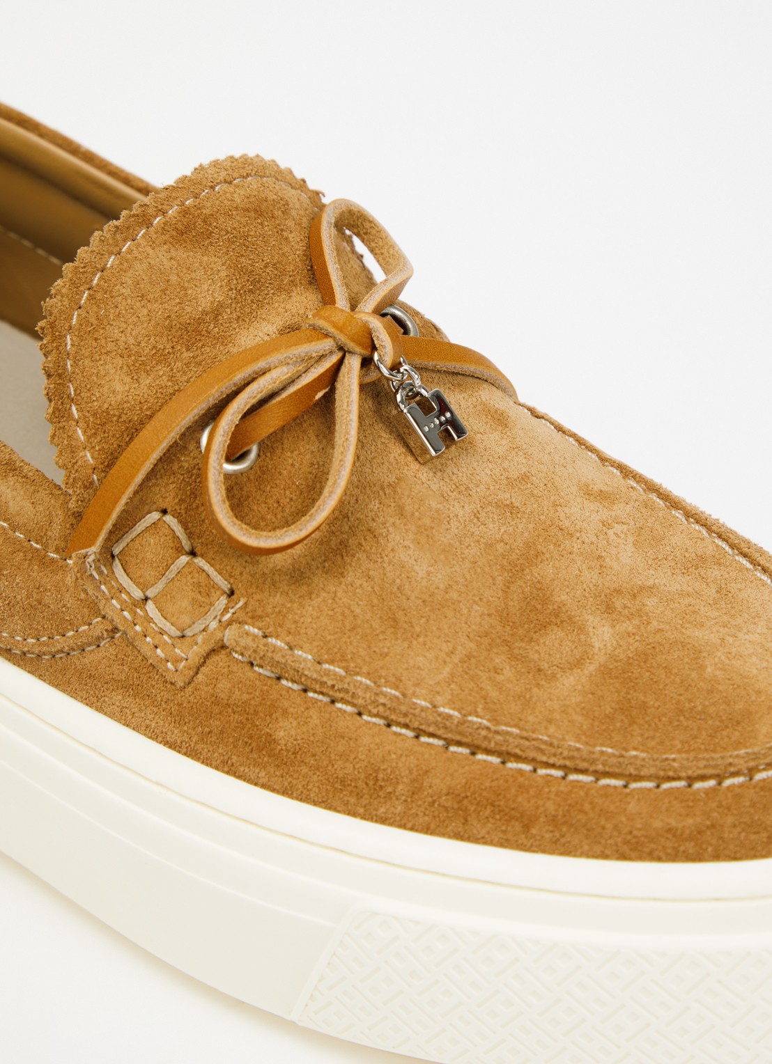 Hogan Bootschoen van suède - detail 5 camel