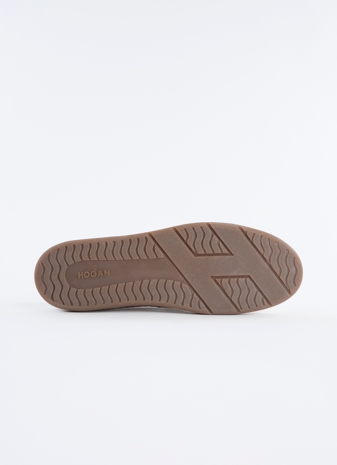 Hogan Cool sneaker van leer met suède details - detail 5 gebroken wit