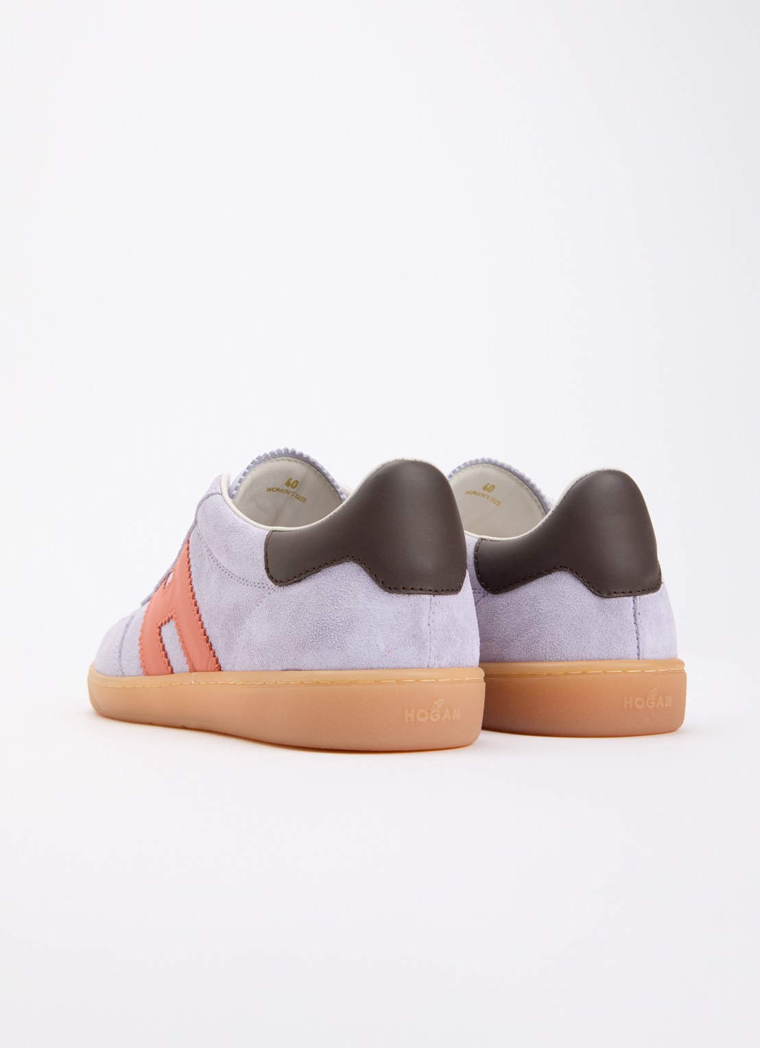 Hogan Cool sneaker van suède  - achterkant 3 lila