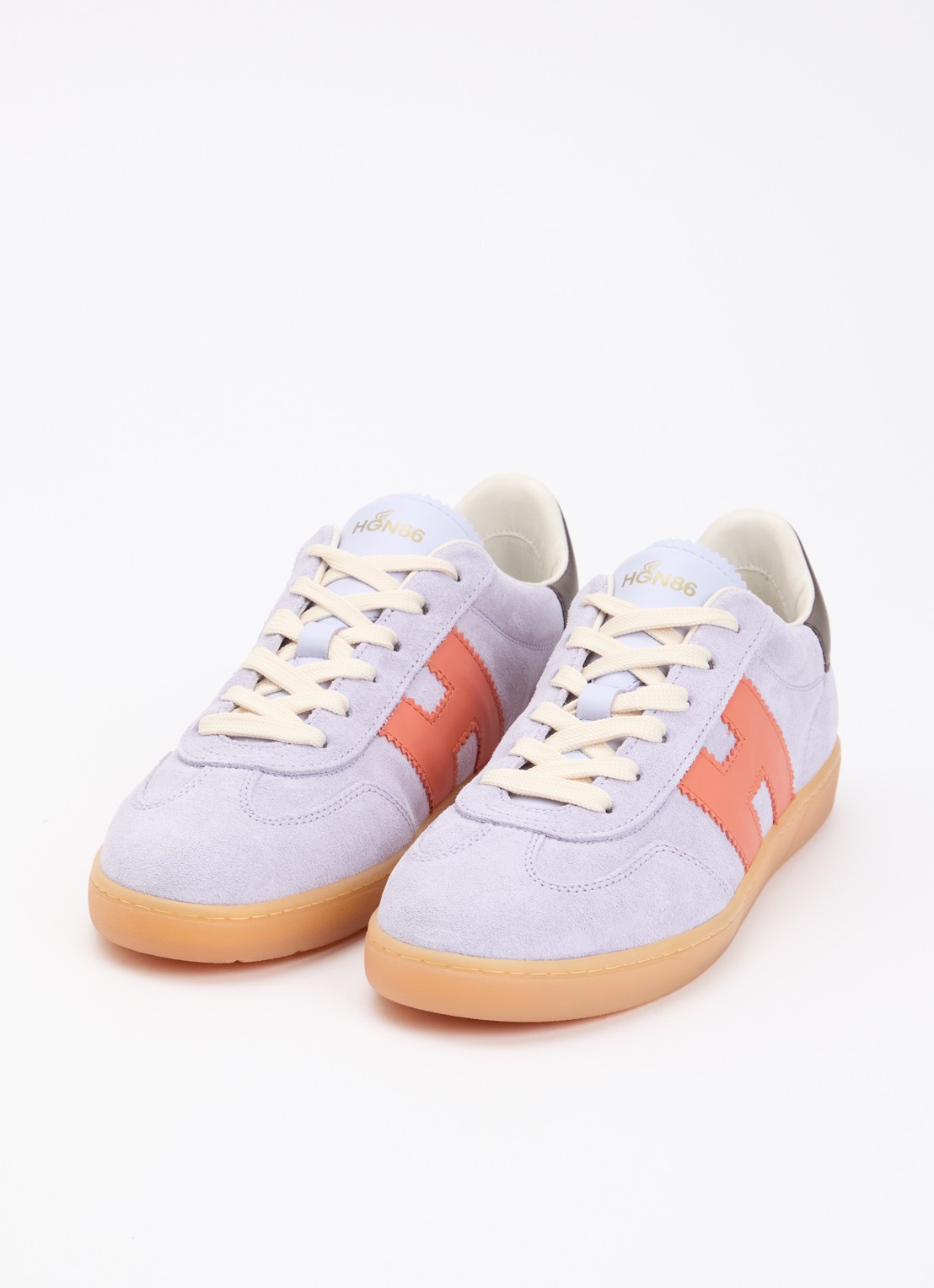 Hogan Cool sneaker van suède  - detail 4 lila