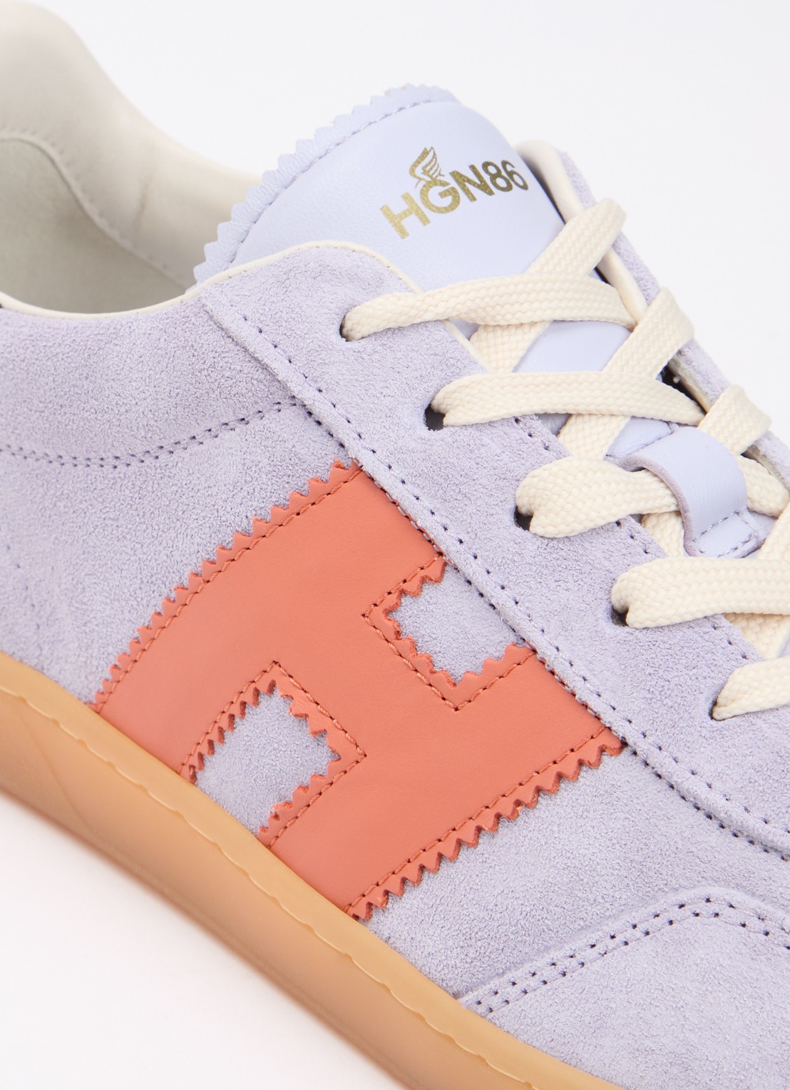 Hogan Cool sneaker van suède  - detail 7 lila