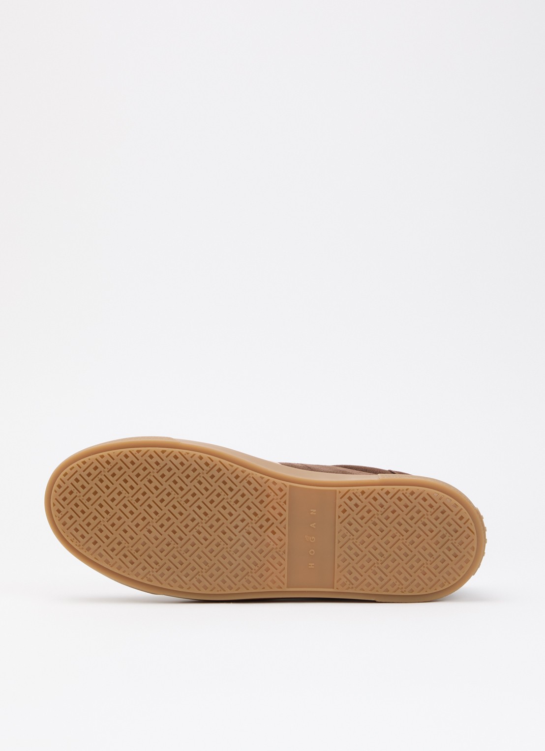 Hogan Crosswind sneaker van suède - detail 3 bruin