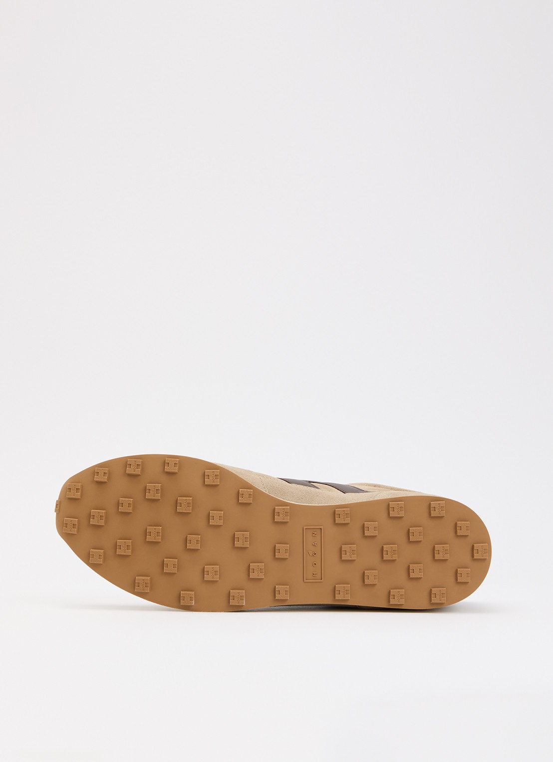 Hogan H699 sneaker van suède - detail 4 zand