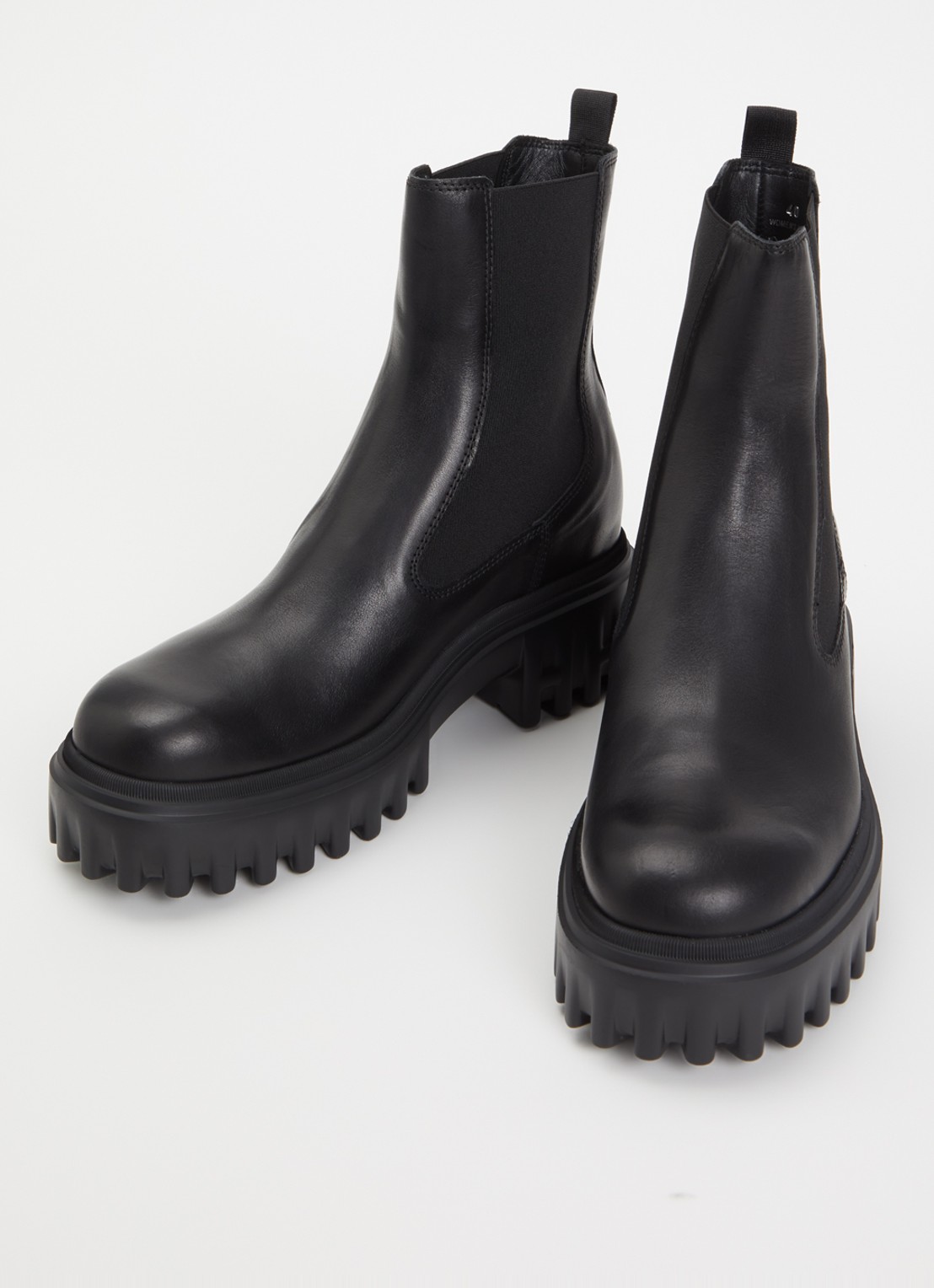 Hogan H700 chelsea boot van leer - detail 2 zwart