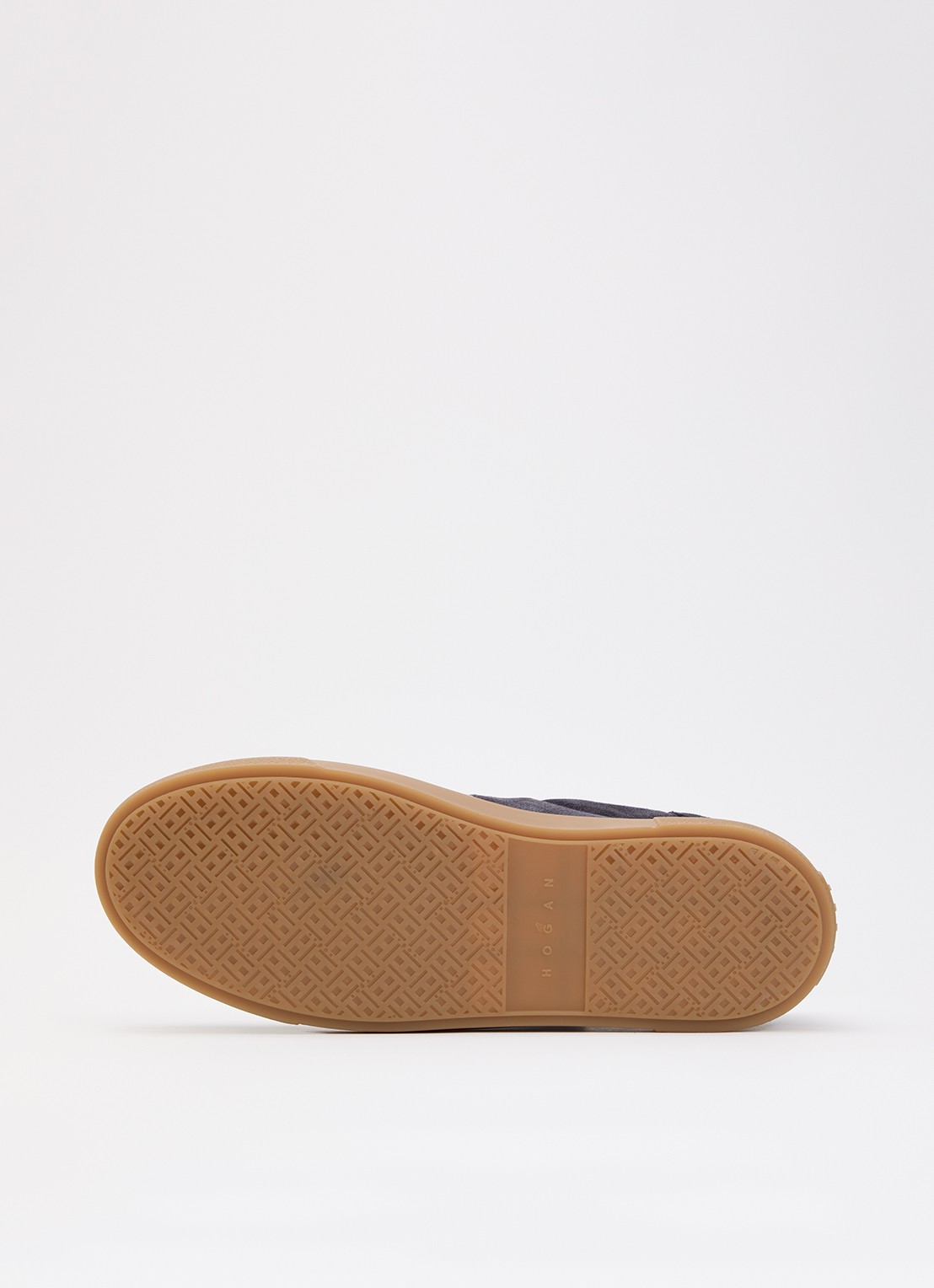 Hogan H705 sneaker van suède - detail 3 donkerblauw