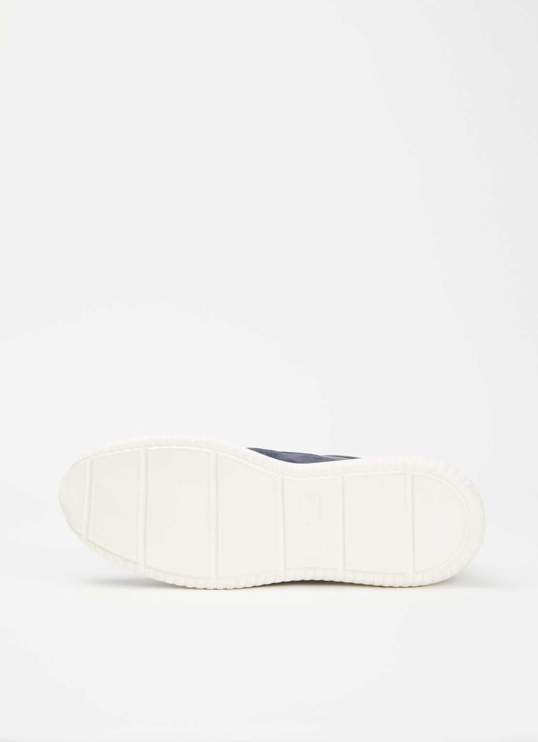 Hogan H709 sneaker van leer met details van suède - detail 4 donkerblauw