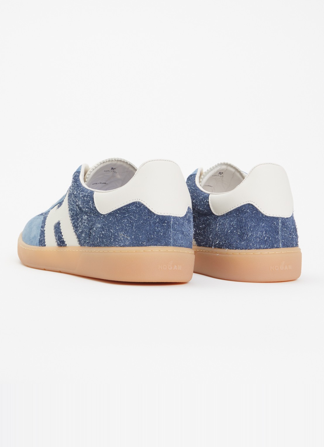 Hogan Hogan Cool sneaker van suède met details van nubuck  - achterkant 6 blauw