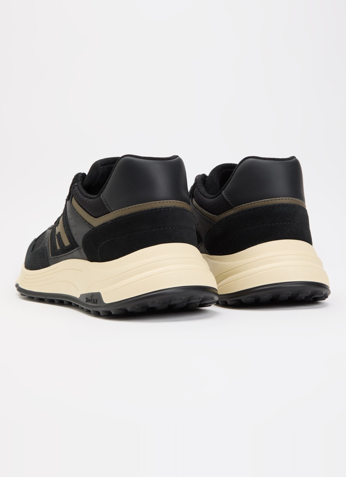 Hogan Hyperlight sneaker met suède details - achterkant 5 donkerblauw
