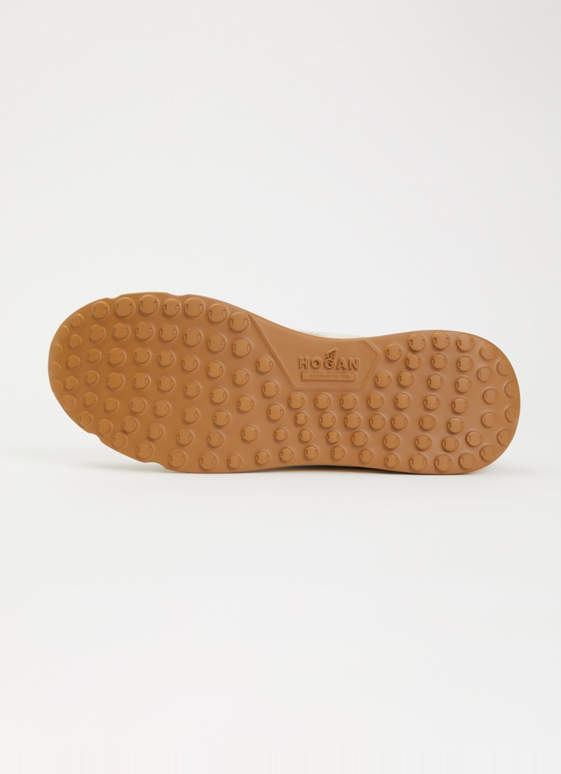 Hogan Hyperlight sneaker met suède details - detail 4 taupe