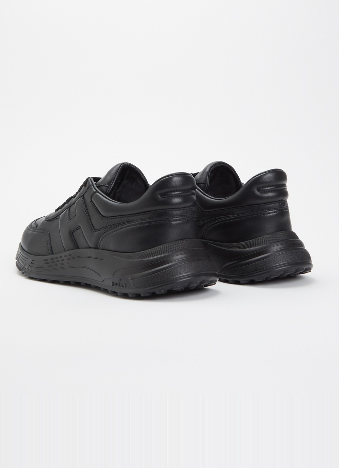 Hogan Hyperlight sneaker van leer - achterkant 6 zwart