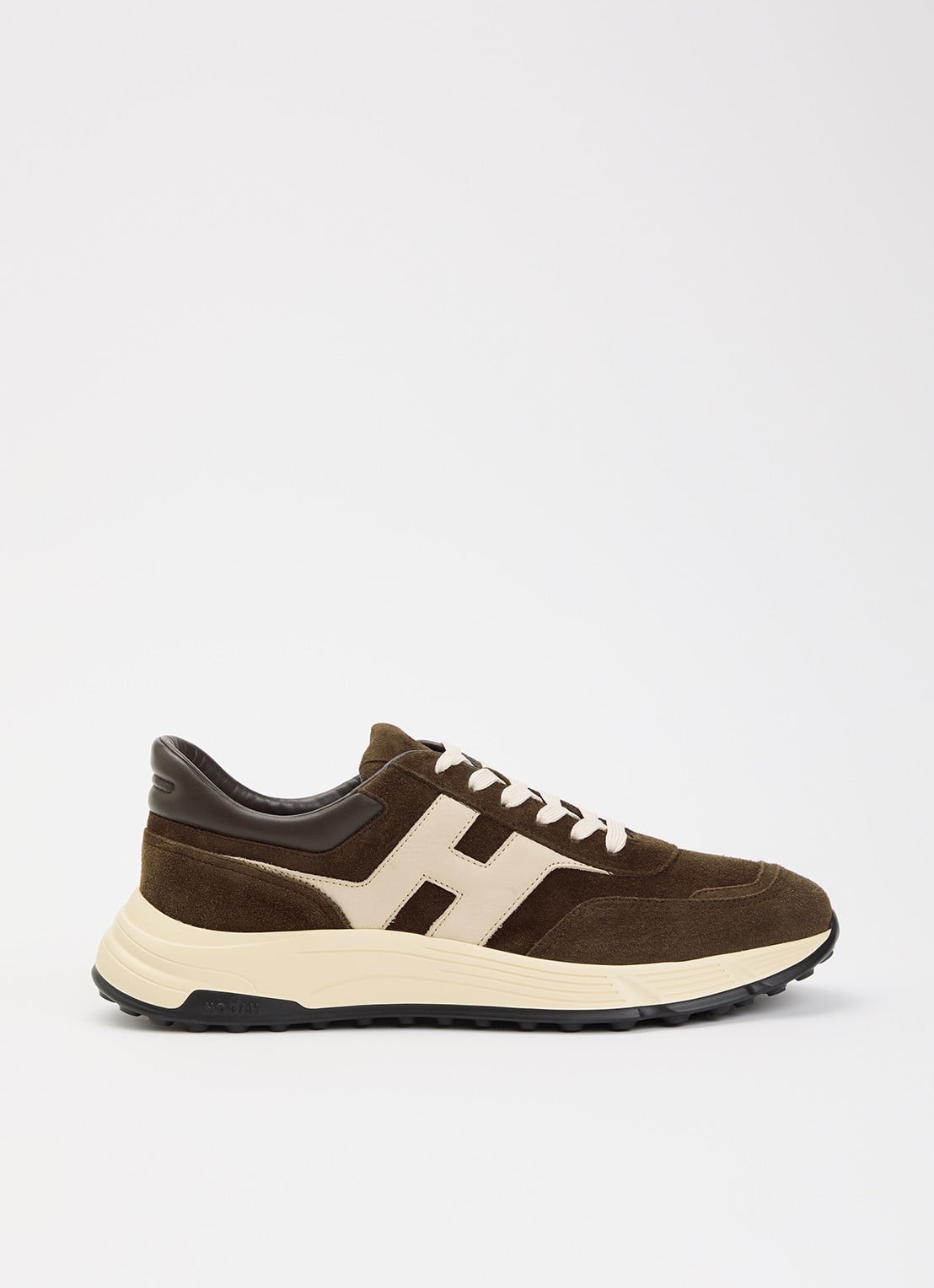 Hogan Hyperlight sneaker van suède - voorkant 2 bruin