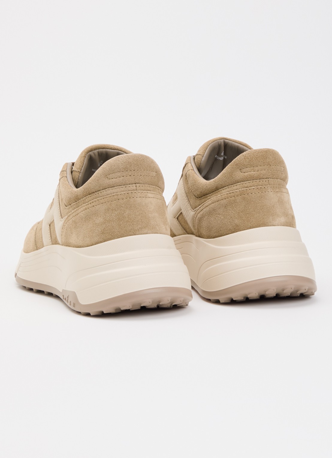 Hogan Sneaker van suède - achterkant 6 beige