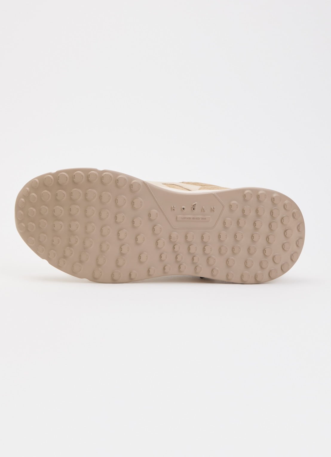 Hogan Sneaker van suède - detail 3 beige
