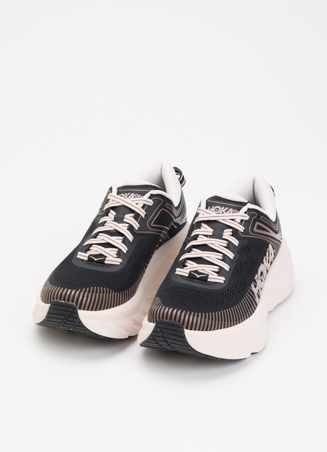 HOKA Bondi 7 sneaker met logo  - detail 2 zwart