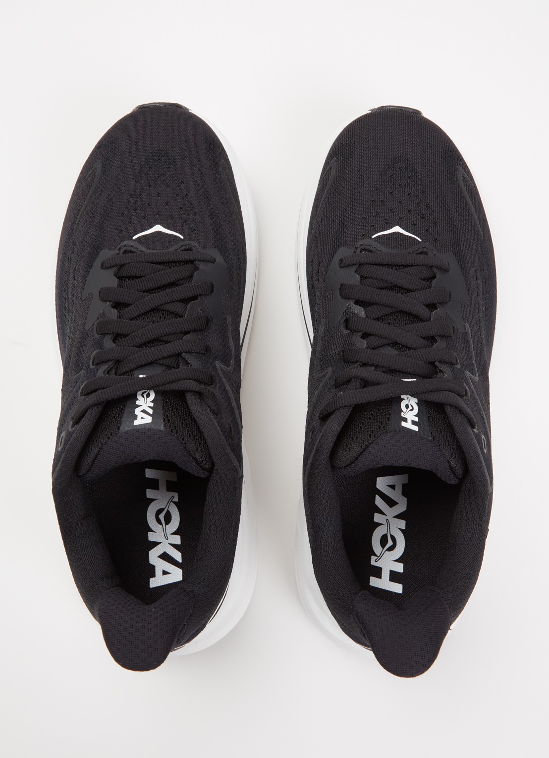 HOKA Clifon 10 hardloopschoen met reflecterende details - detail 3 zwart