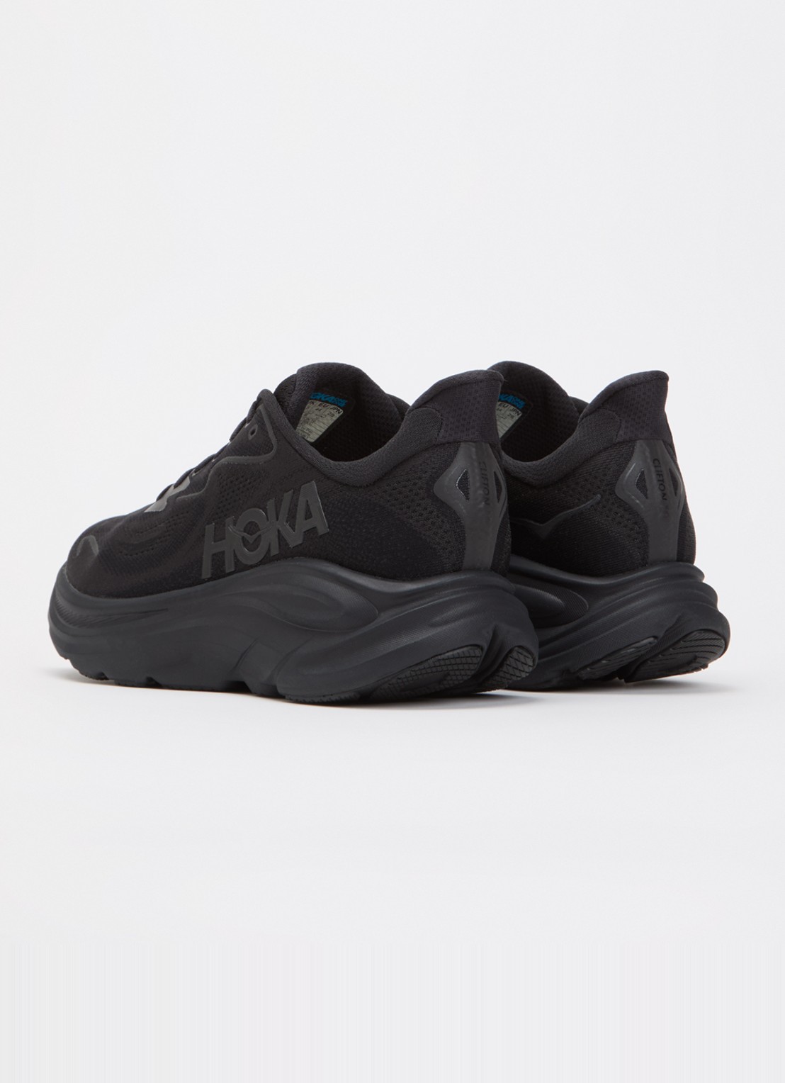 HOKA Clifton 10 sneaker met mesh details - achterkant 5 zwart
