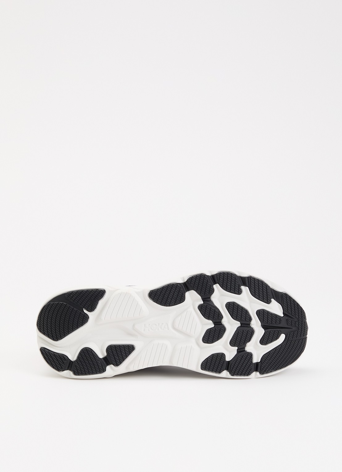 HOKA Clifton 10 sneaker met mesh details - detail 2 grijsmele