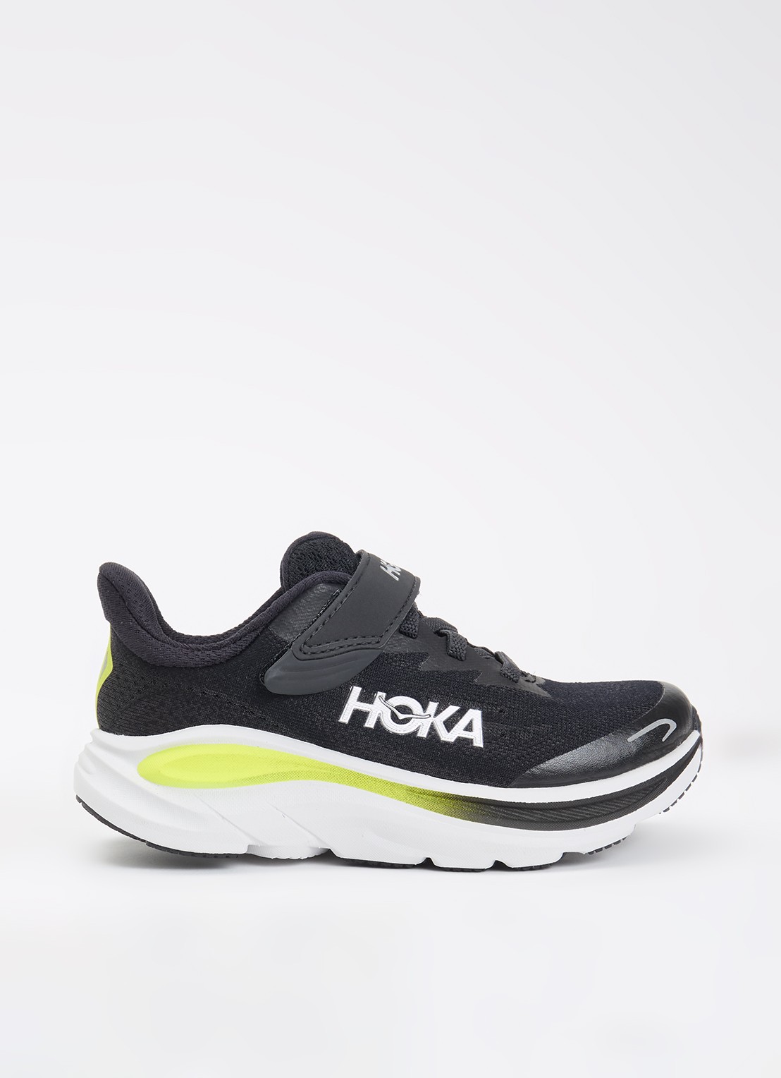 HOKA Clifton 10 sneaker met mesh details - voorkant 3 zwart