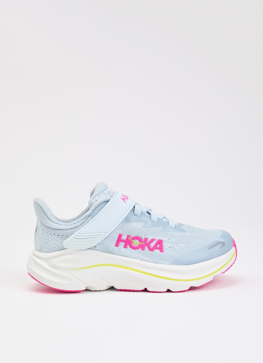 HOKA Clifton 10 sneaker met mesh details - voorkant 3 lichtblauw
