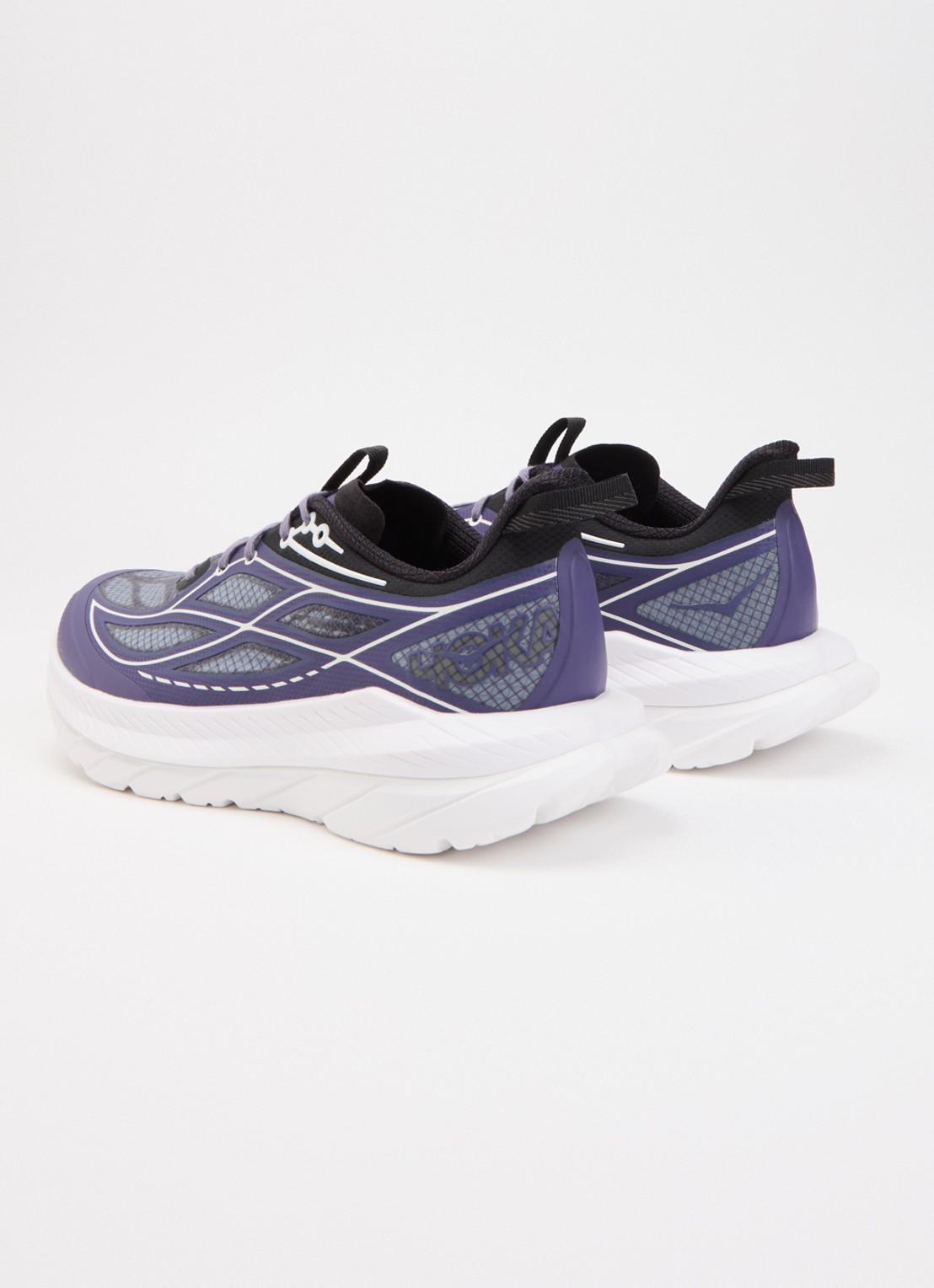 HOKA Mach Remastered sneaker met details van mach - achterkant paars
