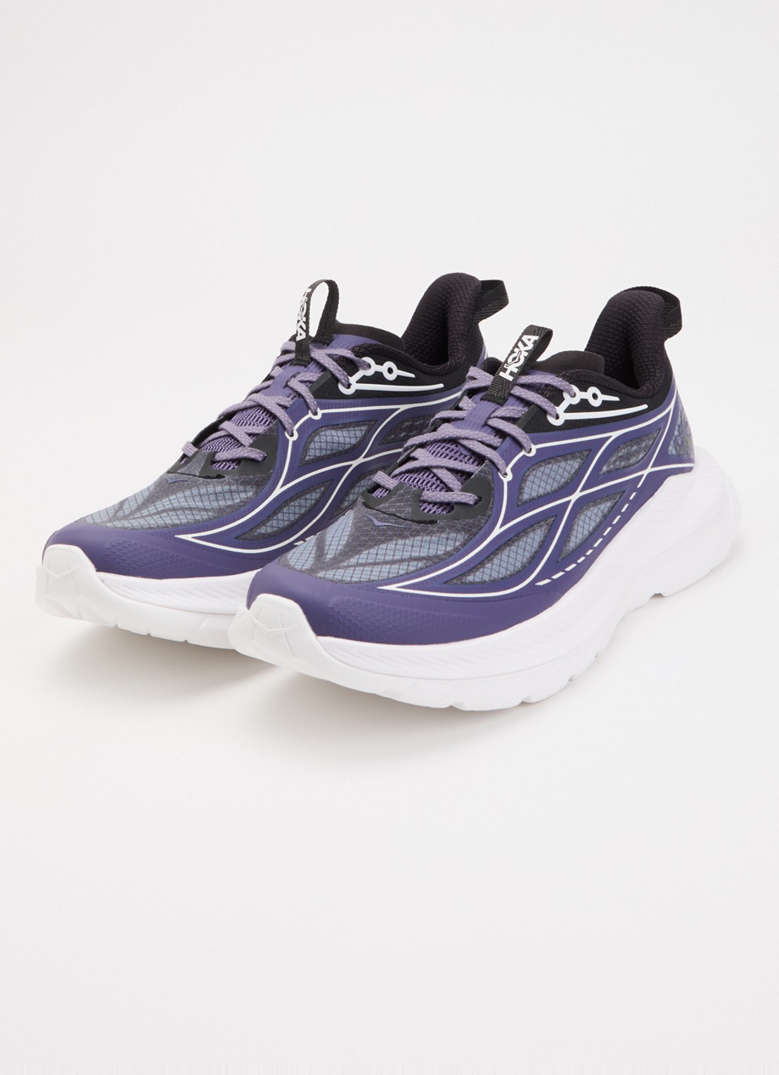 HOKA Mach Remastered sneaker met details van mach - detail 2 paars