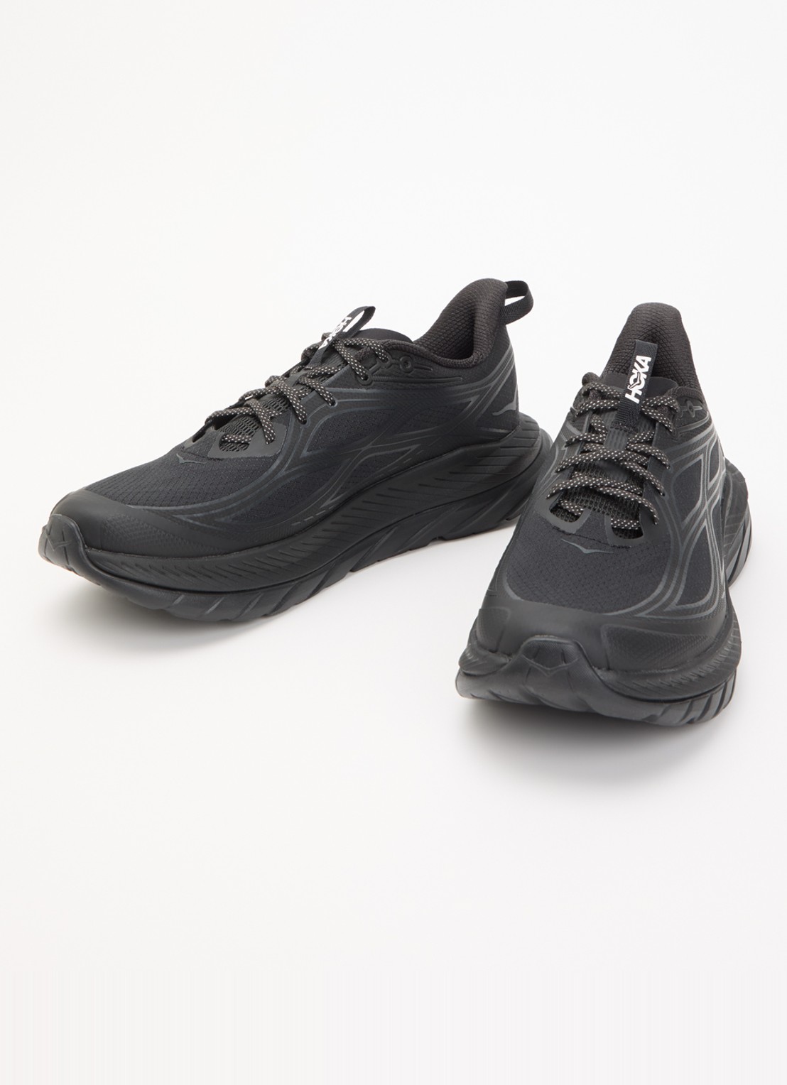 HOKA Mach Remastered sneaker met mesh details - detail 2 zwart