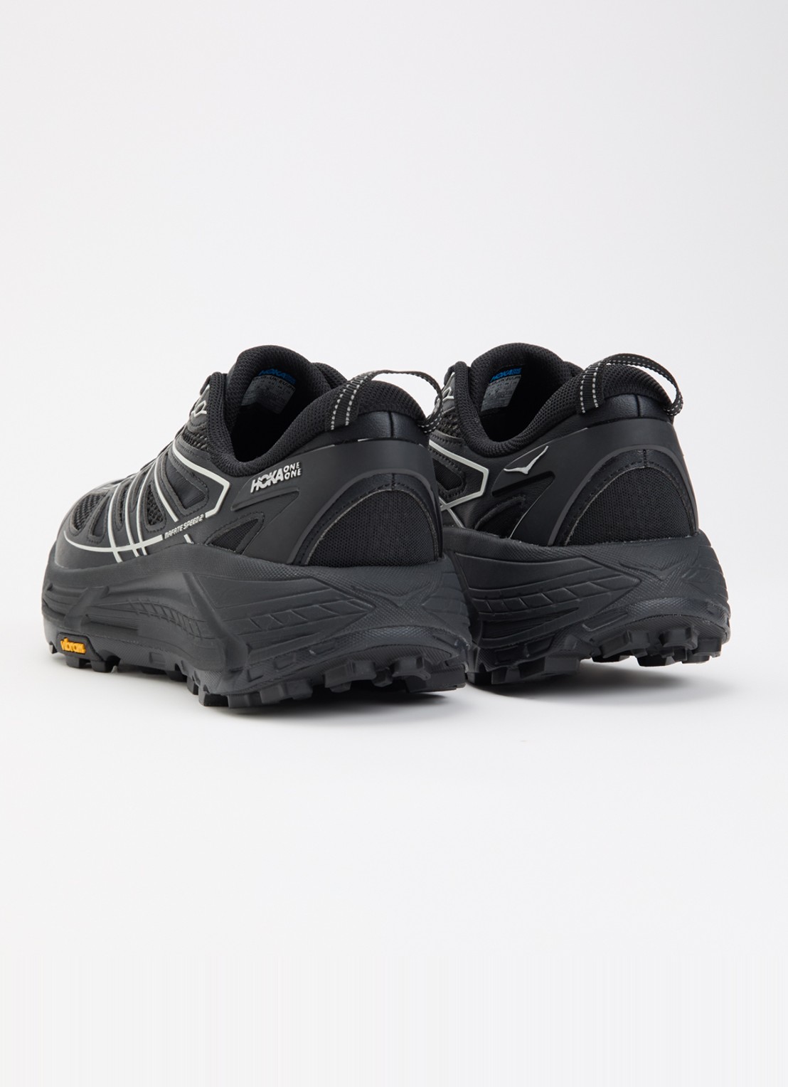 HOKA Mafate Speed 2 sneaker van mesh - achterkant 5 zwart