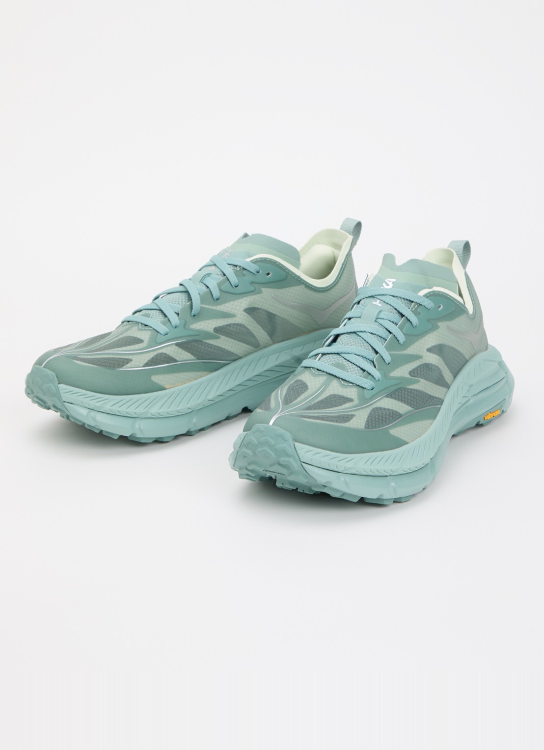 HOKA Mafate Speed 4 Lite sneaker met details van mesh - detail 3 lindegroen