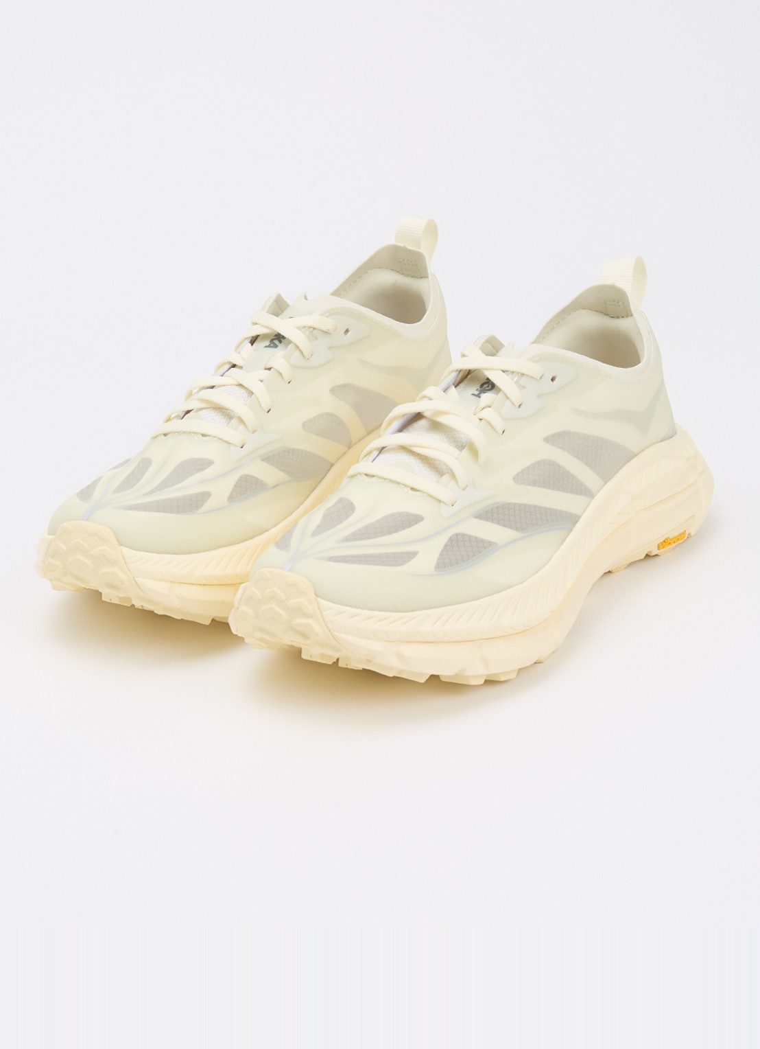 HOKA Mafate Speed 4 Lite sneaker met details van mesh - detail 3 vanillegeel