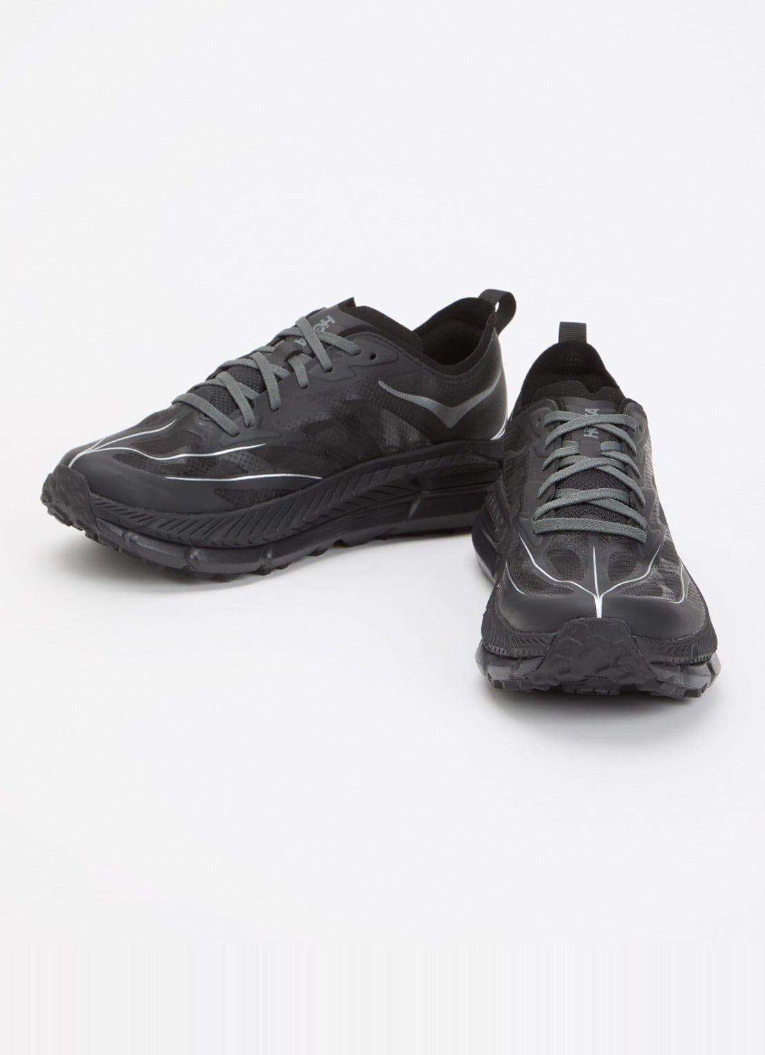 HOKA Mafate Speed 4 Lite sneaker met mesh details - detail 3 zwart