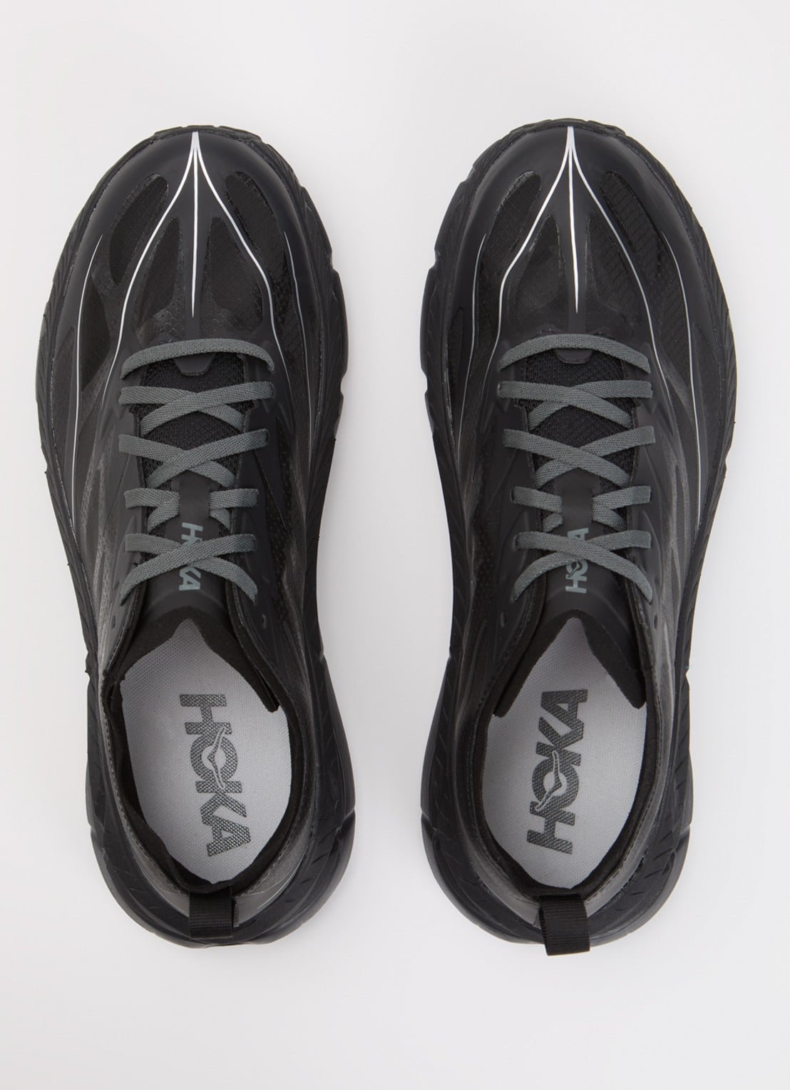 HOKA Mafate Speed 4 Lite sneaker met mesh details - detail 4 zwart