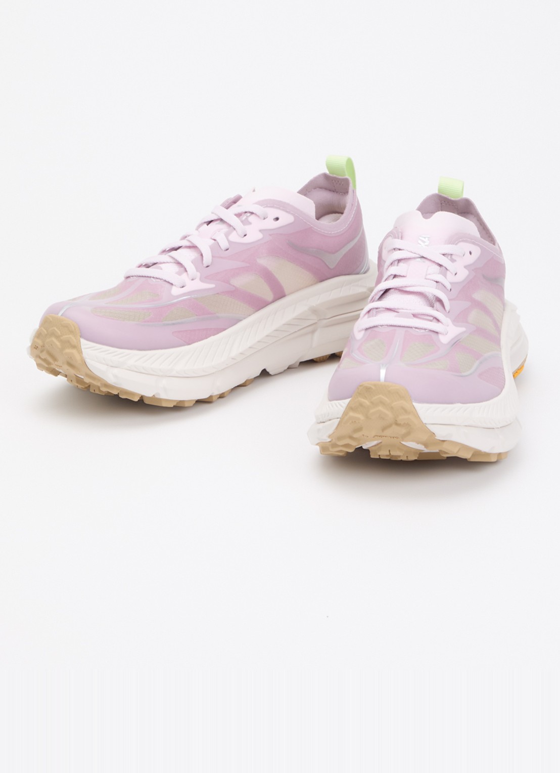 HOKA Mafate Speed 4 Lite sneaker met mesh details - detail 2 roze